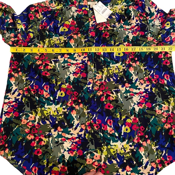 ๐ J. CREW | VIBRANT FLORAL BLOUSE SZ S - Picture 12 of 16